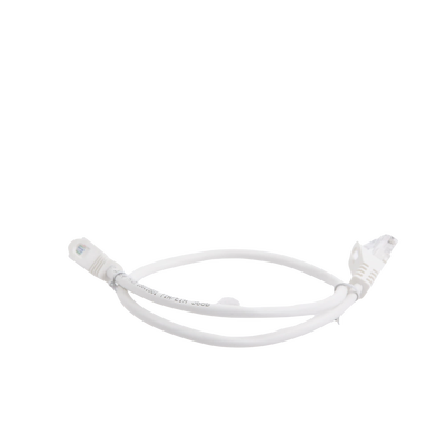 Cable de parcheo UTP Cat5e - 0.5 m - blanco