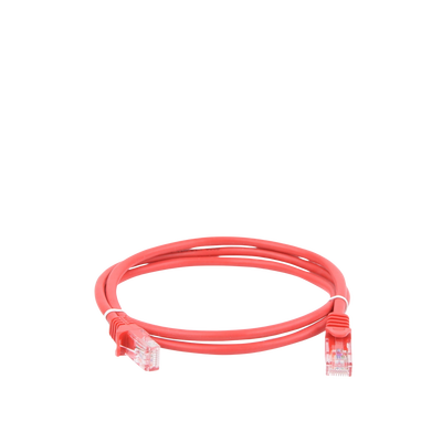Cable de parcheo UTP Cat5e - 1 m - rojo
