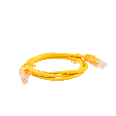 Cable de parcheo UTP Cat5e - 1 m - amarillo