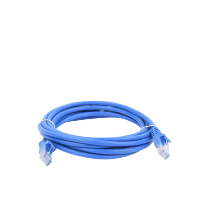 Cable de parcheo UTP Cat5e - 3 m - azul