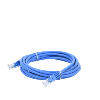 Cable de parcheo UTP Cat5e - 3 m - azul