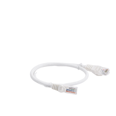 Cable de parcheo UTP Cat6 - 0.5 m - blanco