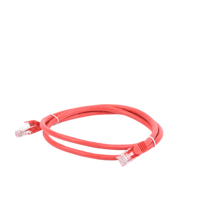 Cable de parcheo UTP Cat6 - 1 m - rojo