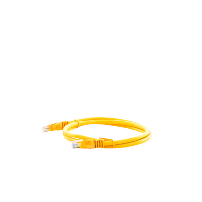 Cable de parcheo UTP Cat6 - 1 m - amarillo