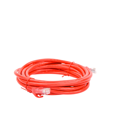 Cable de Parcheo UTP Cat6 - 3.0m. - Rojo
