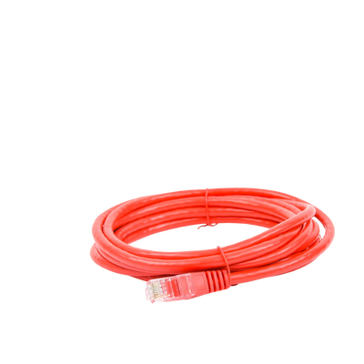Cable de Parcheo UTP Cat6 - 3.0m. - Rojo