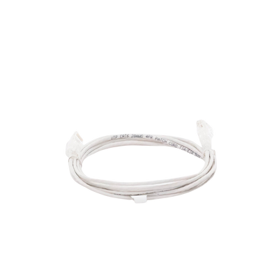 Cable de Parcheo Slim UTP Cat6 - 3 m Blanco Diámetro Reducido (28 AWG)