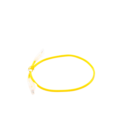 Cable de Parcheo Slim UTP Cat6A - 0.5 m Amarillo, Diámetro Reducido (28 AWG)