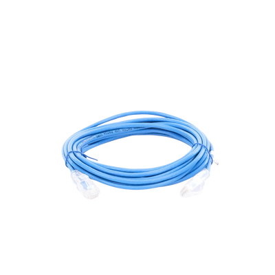 Cable de Parcheo Slim UTP Cat6A - 3 m Azul, Diámetro Reducido (28 AWG)
