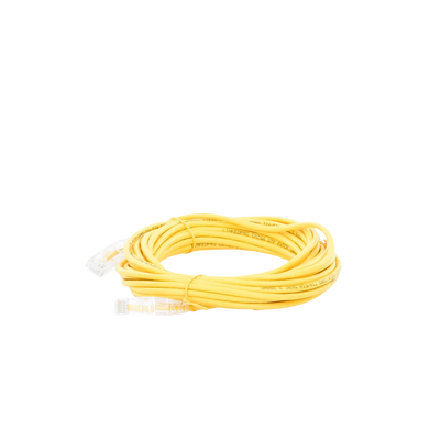 Cable de Parcheo Slim UTP Cat6A - 7 m Amarillo, Diámetro Reducido (28 AWG)