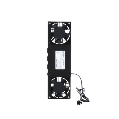 Kit de 2 Ventiladores (12 x 12 cm) con 3 Tomas de Corriente 110 Vca/50 Hz con Clavija