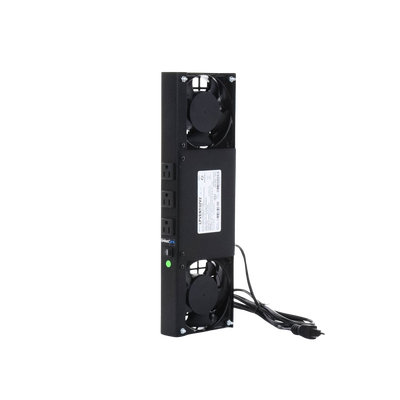 Kit de 2 Ventiladores (12 x 12 cm) con 3 Tomas de Corriente 110 Vca/50 Hz con Clavija