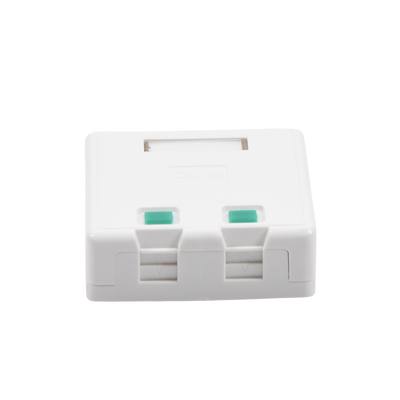 Caja de pared con 2 puertos Keystone, no incluye Jacks