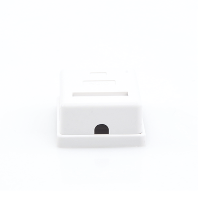 Caja de pared con 1 puerto Keystone, incluye Jack Cat5e