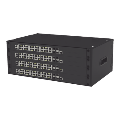 Gabinete para Montaje en Pared liviano, 4 Unidades de rack, Profundidad máxima de trabajo 250 mm, Se envía el Gabinete Armado.