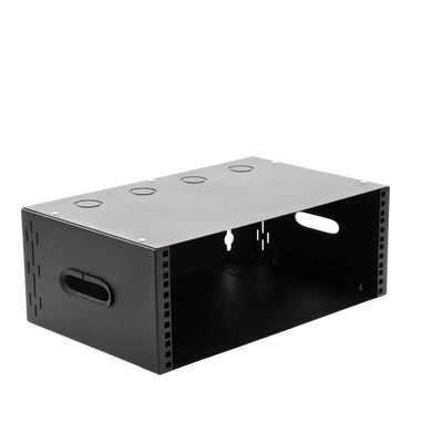 Gabinete para Montaje en Pared liviano, 4 Unidades de rack, Profundidad máxima de trabajo 250 mm, Se envía el Gabinete Armado.