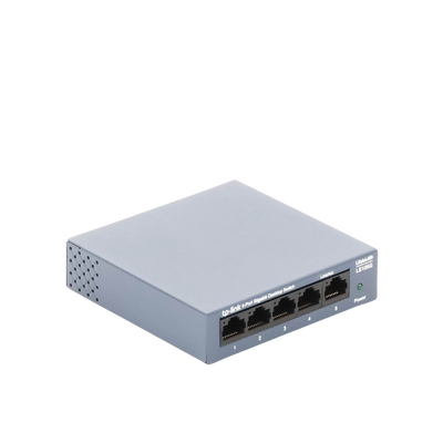 Switch de escritorio Gigabit de 5 puertos 10/100/1000Mbps, carcasa metálica