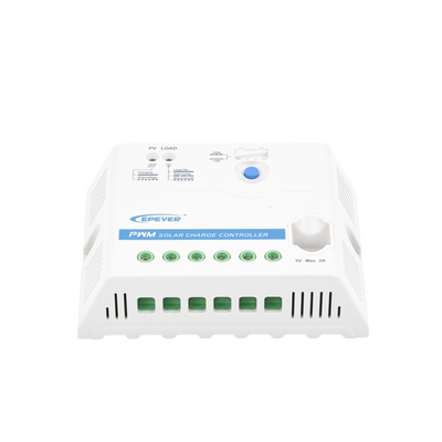 Controlador Solar PWM 12/24 V 30 A, Salida USB