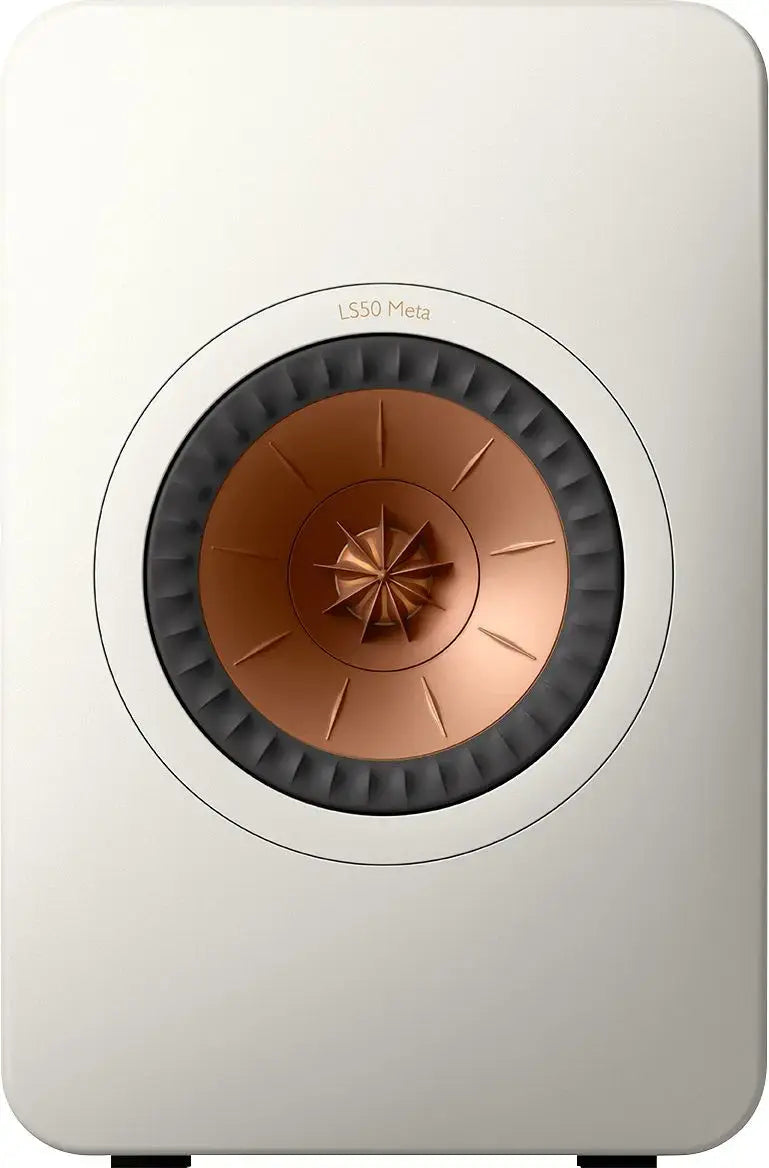 KEF LS50META Altavoz de estantería Bass reflex de2 vías, HiFi con tecnología de absorción de metamateriales (MAT) Salida máxima: 106 dB. Potencia del amplificador (recomendado): 40-100 W. Disponible en colores Blanco, Negro, Gris, Rojo.  1 PAR