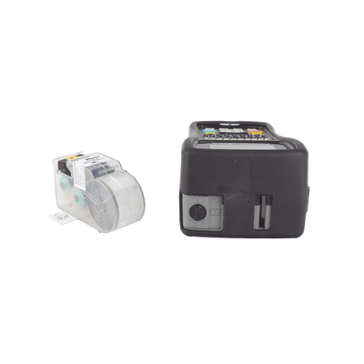 Kit de Impresora Etiquetadora, Para Identificación de Cables, Componentes y Equipos de Seguridad, Con Teclado Qwerty, de Transferencia Térmica, con Adaptador AC