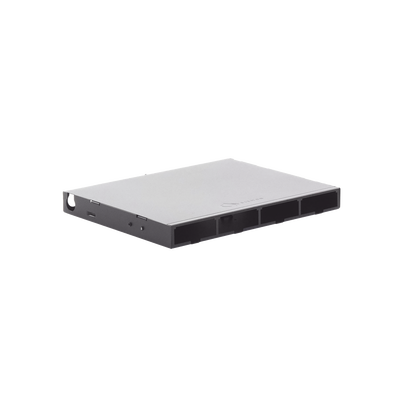 Distribuidor de Fibra Óptica de Alta Densidad LigthVerse *Core* Para Rack de 19in, Acepta 4 Placas Plug and Play, Hasta 96 Fibras, 1 UR