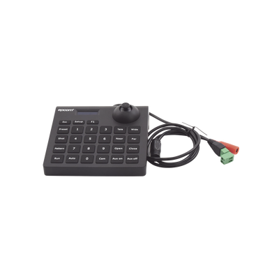 Mini Teclado controlador PTZ con pantalla LCD y joystick altamente resistente