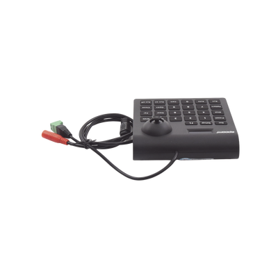 Mini Teclado controlador PTZ con pantalla LCD y joystick altamente resistente