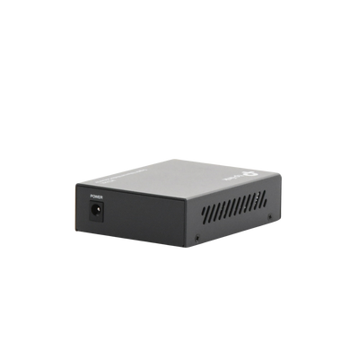 Convertidor Fibra Óptica Monomodo o Multimodo / 1 Puerto SFP 1000 Mbps / 1 Puerto RJ45 10/100/1000 Mbps / Plug and Play