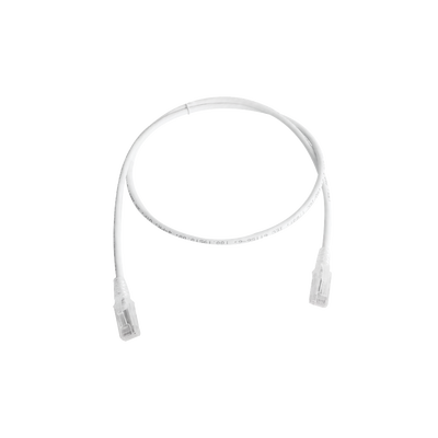 Patch Cord MC5 Modular Cat5e UTP, CM/LS0H, 3ft, Color Blanco, Versión Bulk (Sin Empaque Individual)