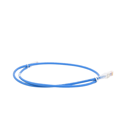 Patch Cord MC6 Modular Cat5e UTP, CM/LS0H, 10ft, Color Azul, Versión Bulk (Sin Empaque Individual)