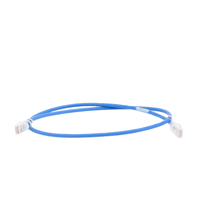 Patch Cord MC6 Modular Cat5e UTP, CM/LS0H, 10ft, Color Azul, Versión Bulk (Sin Empaque Individual)