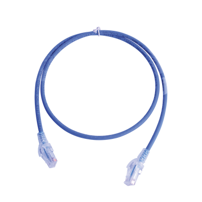 Patch Cord MC6 Modular Cat6 UTP, CM/LS0H, 3ft, Color Azul