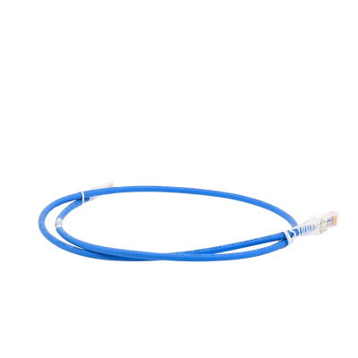 Patch Cord MC6 Modular Cat6 UTP, CM/LS0H, 3ft, Color Azul, Versión Bulk (Sin Empaque Individual)