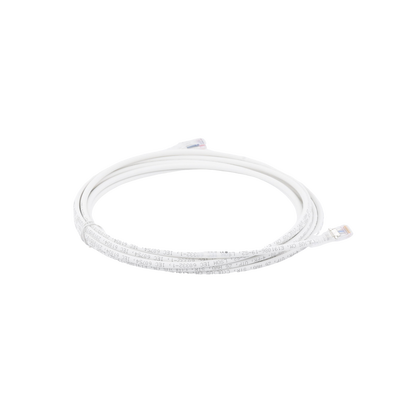 Patch Cord MC6 Modular Cat6 UTP, CM/LS0H, 15ft, Color Blanco