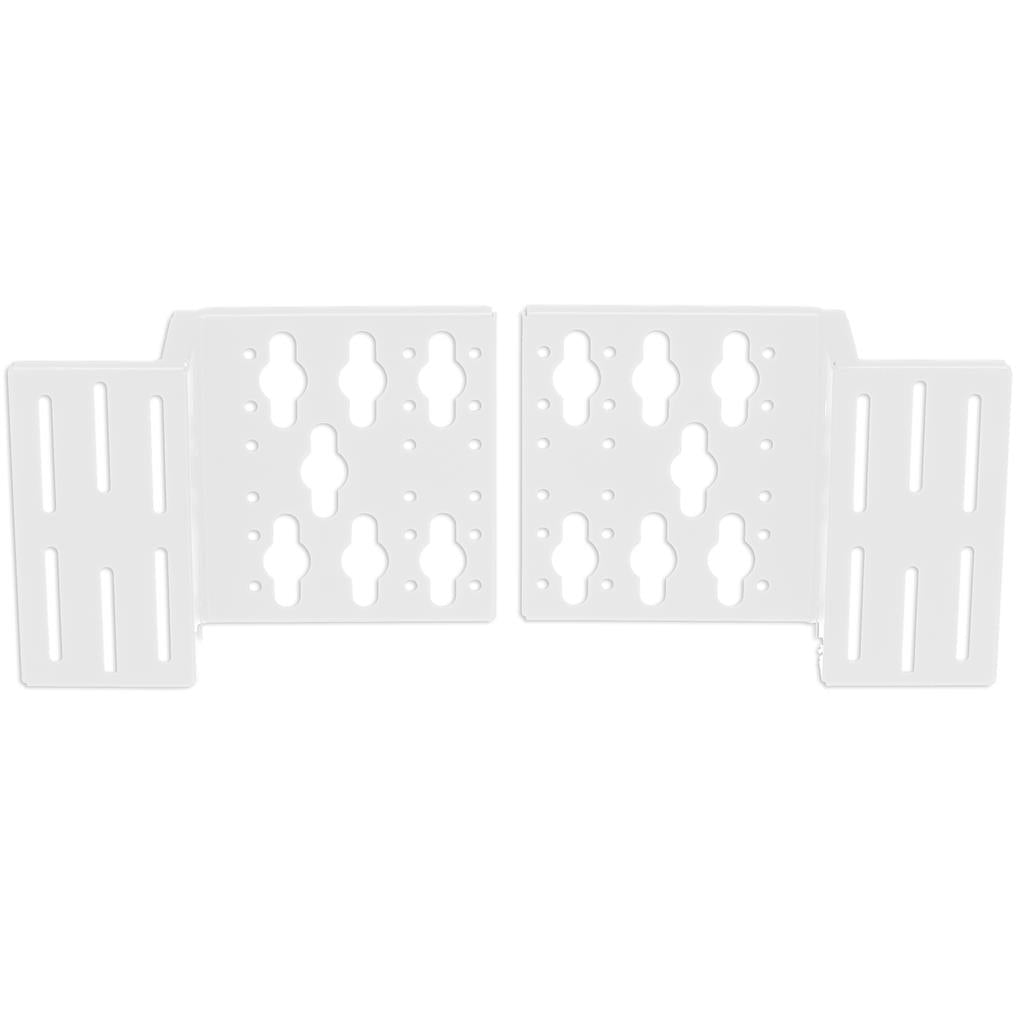 Kit de Soportes Para Instalación de PDUs Verticales, en Racks de 4 Postes de Panduit, Color Blanco