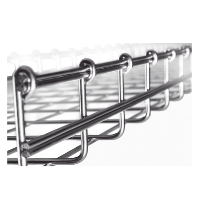 Charola Tipo Malla 66/300 mm, Acabado Electro Zinc, Hasta 315 Cables Cat6, Tramo de 3 Metros