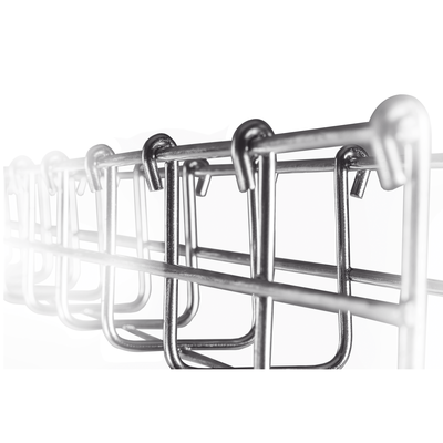 Charola Tipo Malla 66/500 mm, Acabado Electro Zinc, Hasta 525 Cables Cat6, Tramo de 3 Metros