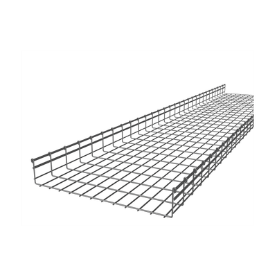 Charola Tipo Malla 116/600 mm, Acabado Electro Zinc, Hasta 1108 Cables Cat6, Tramo de 3 Metros