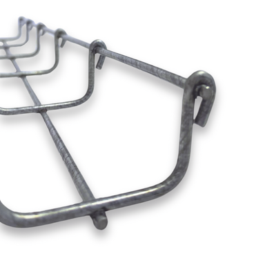 Charola Bimetálica Tipo Malla 33/50 mm, Ideal Para Utilizarse al Exterior o Zonas Húmedas, Hasta 26 Cables Cat6, Tramo de 3 Metros