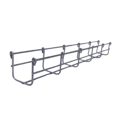 Charola Bimetálica Tipo Malla 66/50 mm, Ideal Para Utilizarse al Exterior o Zonas Húmedas, Hasta 53 Cables Cat6, Tramo de 3 Metros