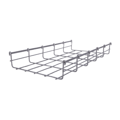 Charola Bimetálica Tipo Malla 66/250 mm, Ideal Para Utilizarse al Exterior o Zonas Húmedas, Hasta 263 Cables Cat6, Tramo de 3 Metros