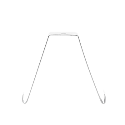 Suspensión conjunto 100 mm, para montar la charola desde el techo, con acabado Electro Zinc para varilla de 1/4, 5/16 y 3/8