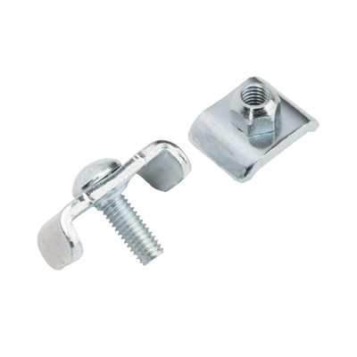 Kit 1 para unir tramos de charolas, con acabado Electro Zinc