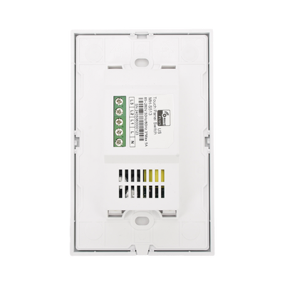 (ZWAVE) Interruptor On/Off panel táctil touch inalámbrico Zwave Plus 3 botones. Compatible con Hubitat HC8, Álula  M2M, otro