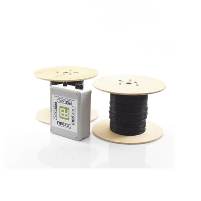 MICALERT Cable Sensor para Paredes, Rejas Rigidas o barandales / 2 zonas de 305 metros / 610 Metros de Protección Total/Tarjeta LPU400/Calibración via software