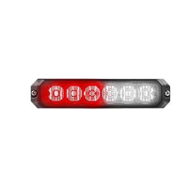 Luz Auxiliar de 6 LEDs, color Rojo/Claro