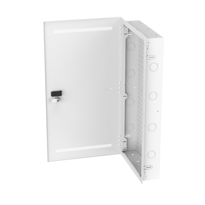 Gabinete Multipropósito de Montaje en Pared, de 28 in de Altura, Con Puerta Reversible, Fabricado en Acero, Color Blanco