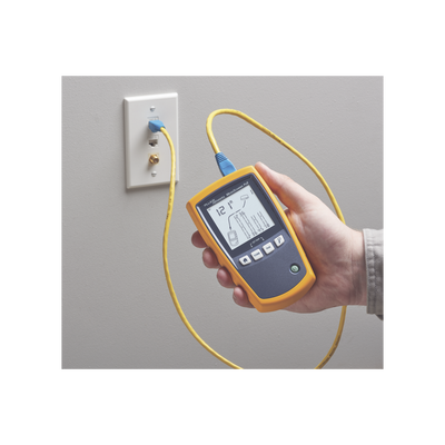 Verificador de Red MicroScanner PoE, para Comprobación de Redes de Voz, Datos, Video y PoE 802.3af, at, bt y UPOE, Con Pantalla LCD Retroiluminada