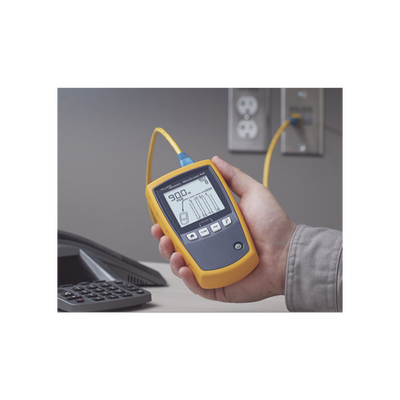 Verificador de Red MicroScanner PoE, para Comprobación de Redes de Voz, Datos, Video y PoE 802.3af, at, bt y UPOE, Con Pantalla LCD Retroiluminada