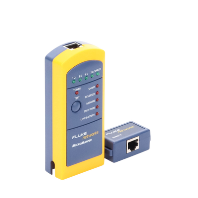 Probador de Mapa de Cableado MicroMapper™, para Verificar Rápida y Fácilmente la Integridad del Cableado de Par trenzado de Ethernet